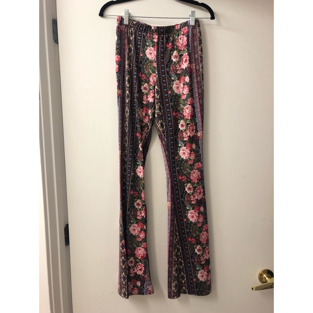 Floral Flared Pants